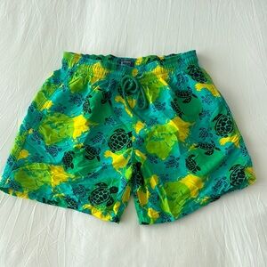Vilebrequin Men’s Turtle Print Swim Shorts Size Large